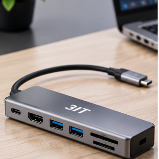 3IT USB-C dokk 6-in-1